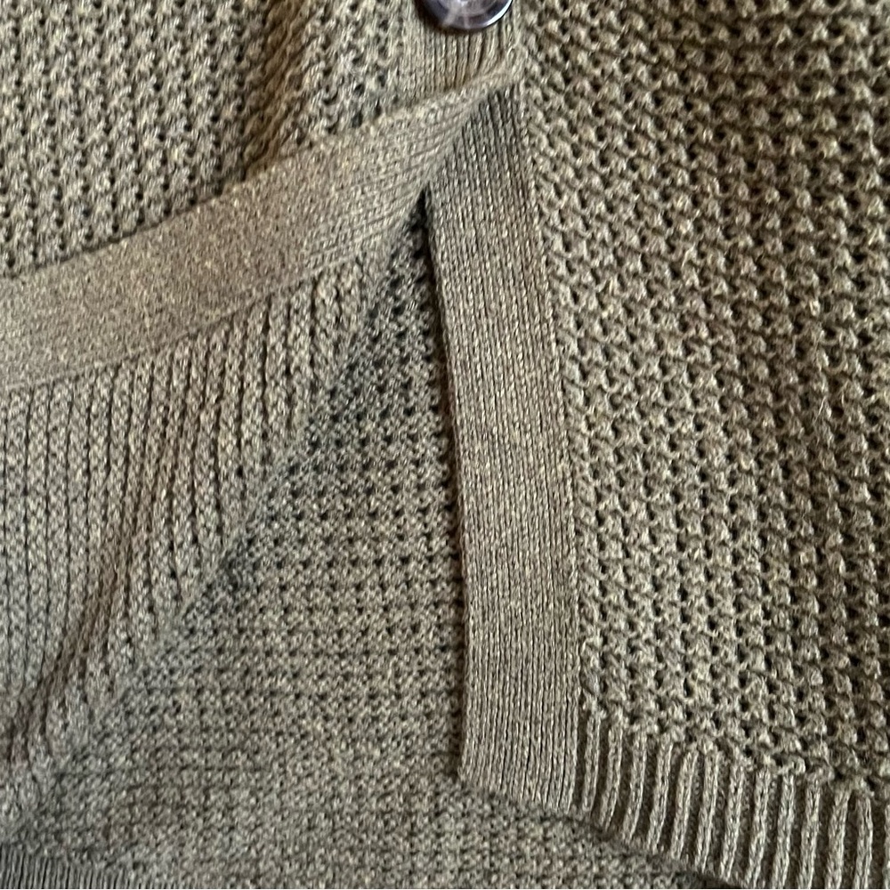 Max Studio Olive Button-Back Sweater - image 5